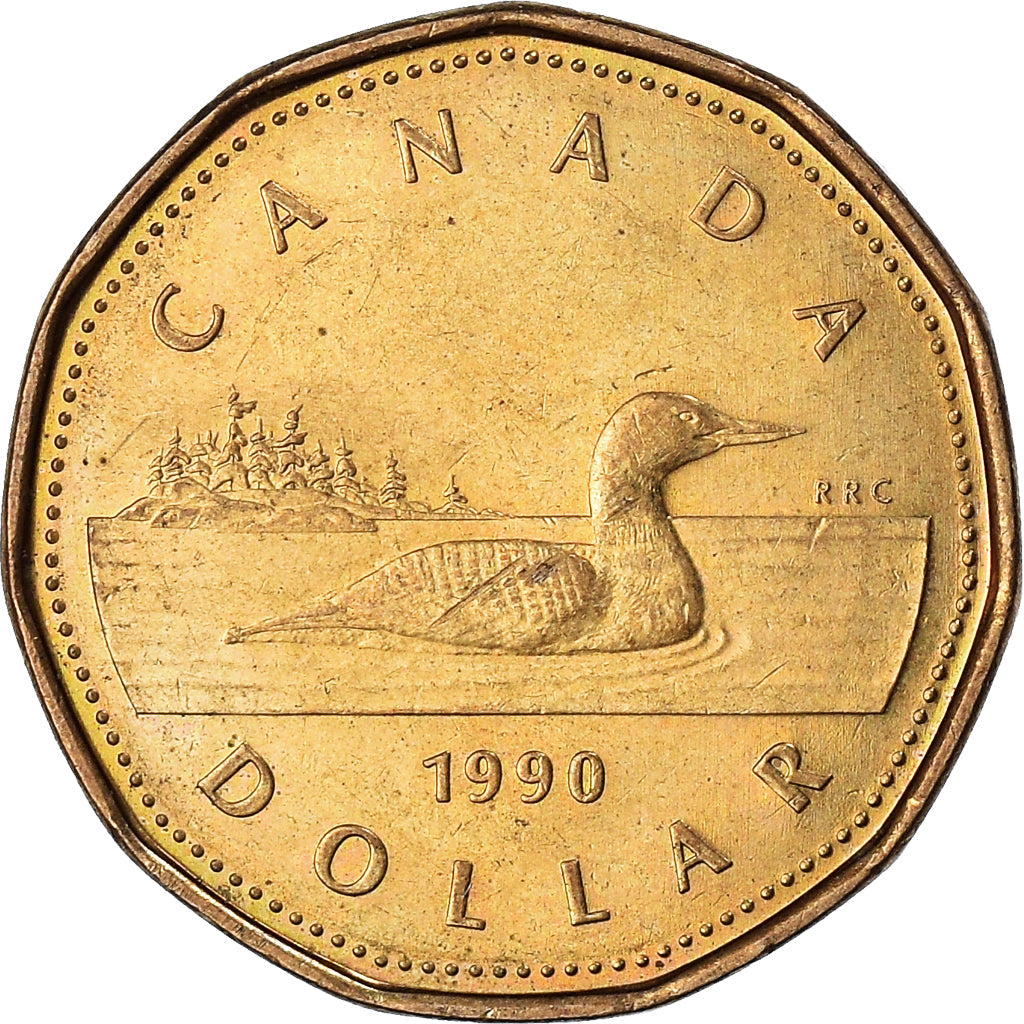 Canada Coin Canadian 1 Dollar | Elizabeth II | Loon | KM186 | 1990 - 2