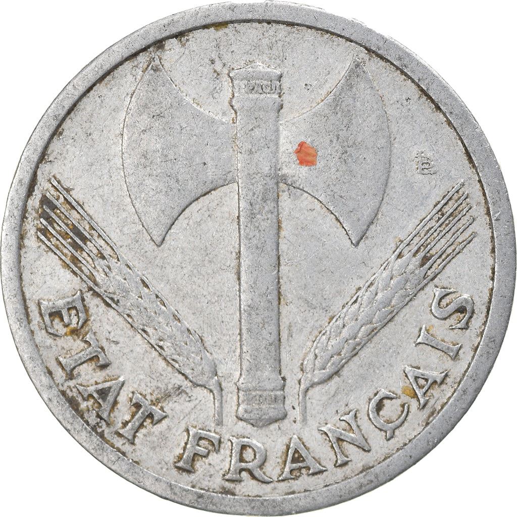 French 1 Franc Coin Vichy French State heavy type KM902.1 Fran