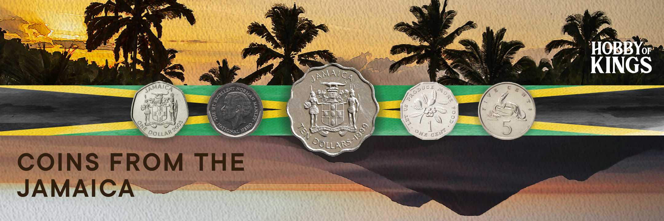 Coins from Jamaica | Cents and Dollars