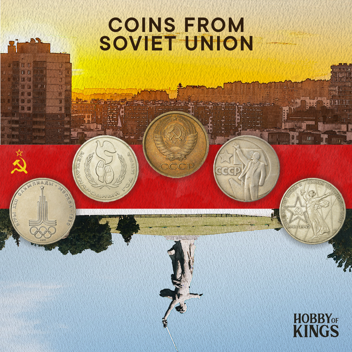 Coins from USSR | CCCP Money Collection | Kopeks and Rubles | Hammer and Sickle