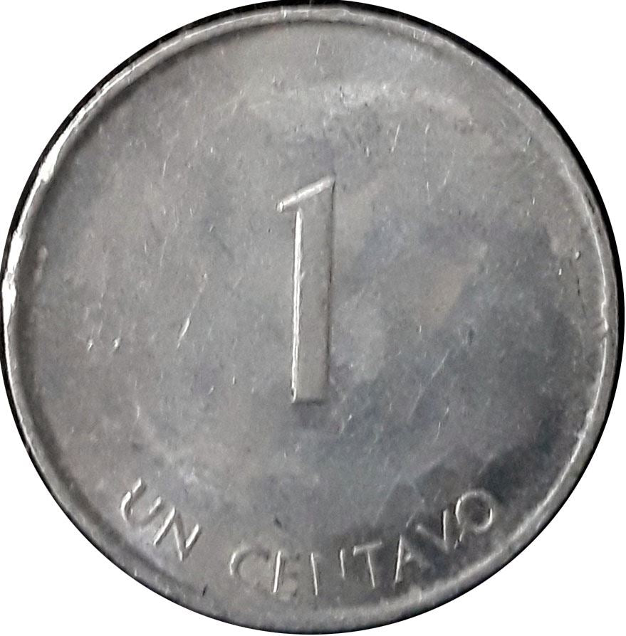 1 Centavo Coin | INTUR | Km:410 | 1988