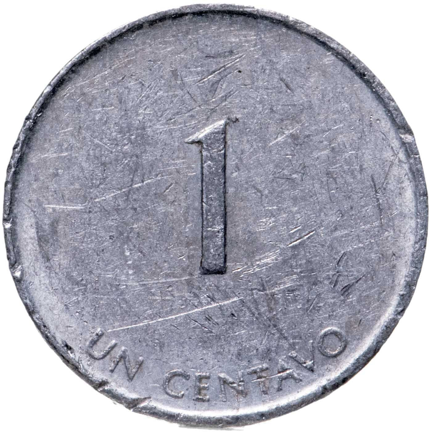 1 Centavo Coin | INTUR | Km:410 | 1988