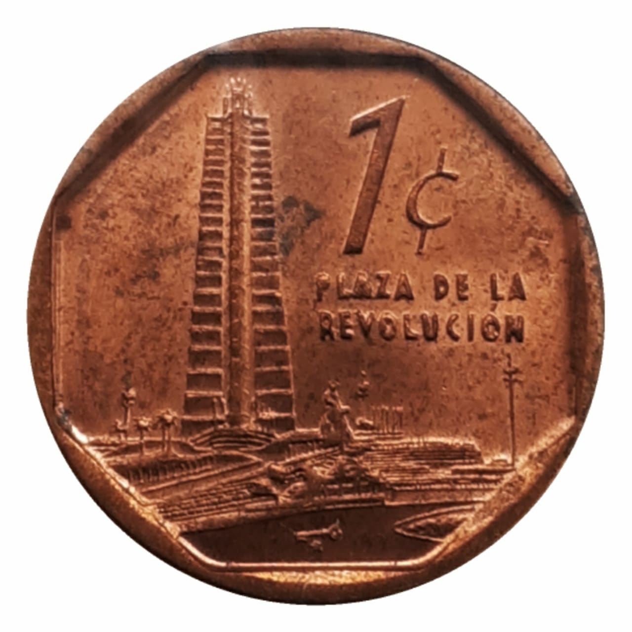 1 Centavo Coin | Plaza de la Revolución | Km:729 | 2000 - 2017