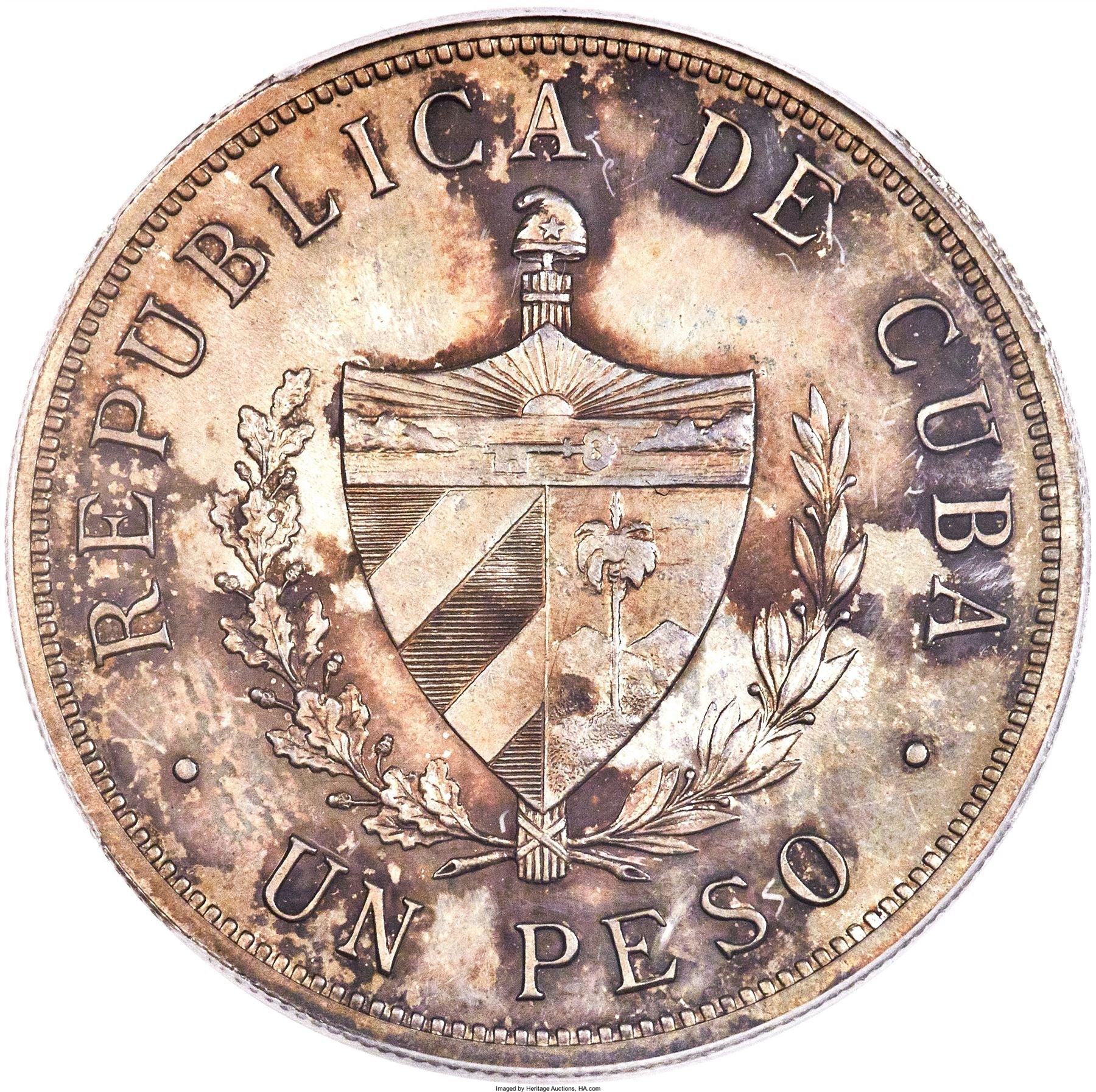 1 Peso Coin | Freedom and Fatherland | Km:15 | 1915 - 1934