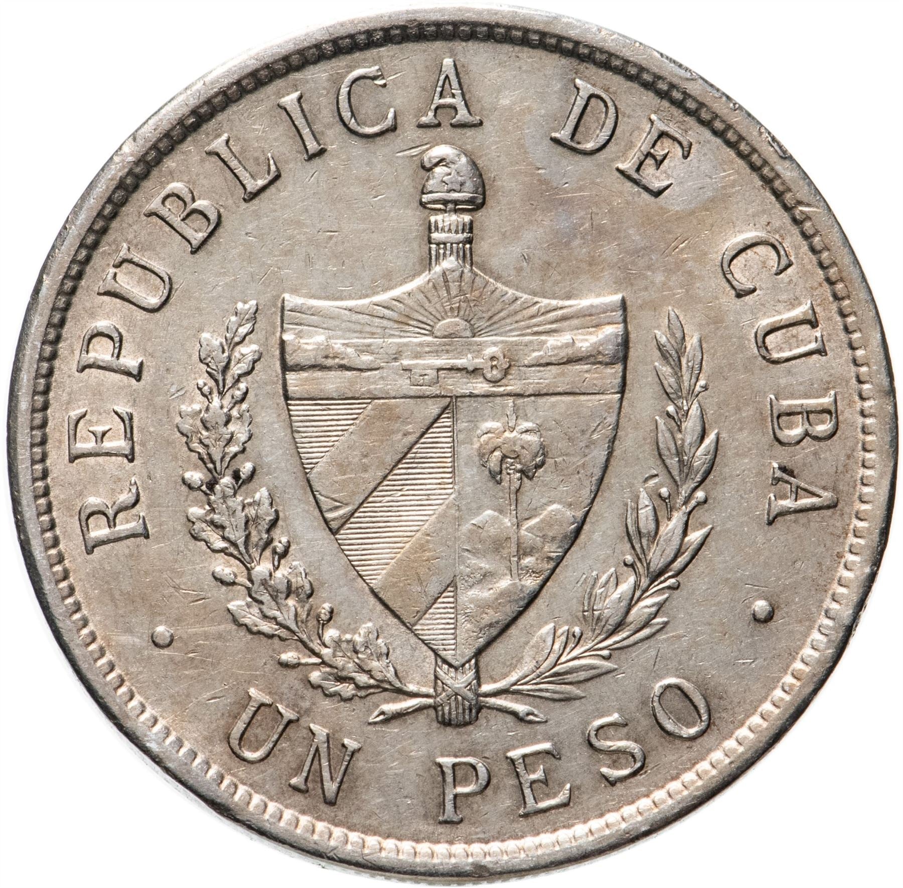 1 Peso Coin | Freedom and Fatherland | Km:15 | 1915 - 1934