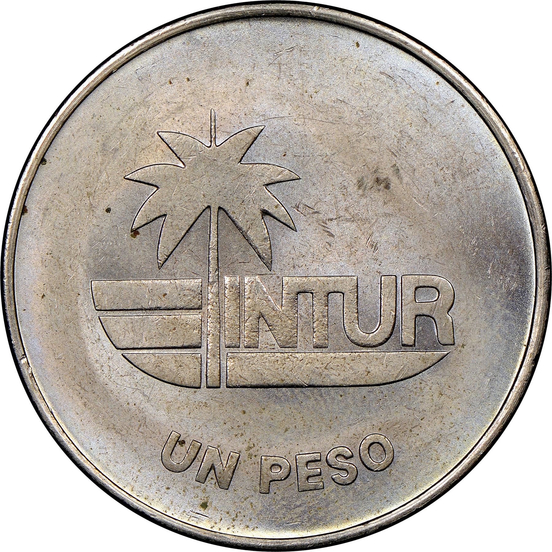 1 Peso Coin | INTUR | Km:421 | 1981