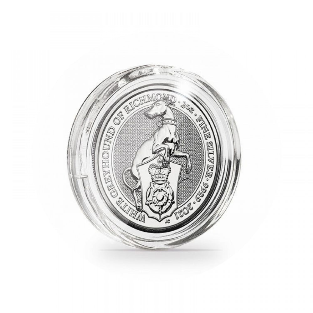 10 Round Coin Capsules | 14 - 50 mm | Holder for Protection | Lighthouse