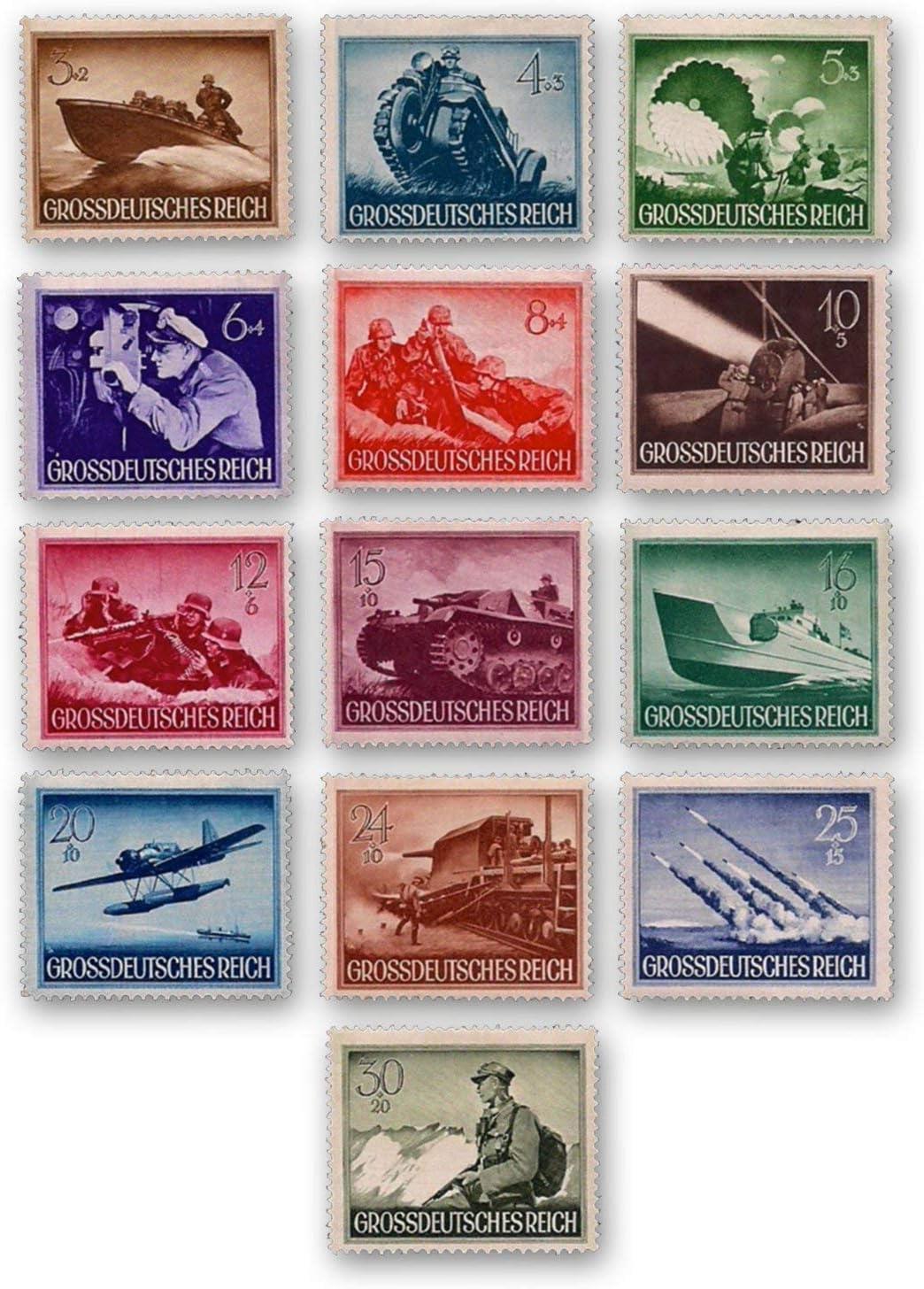 13 Stamps | 12st Day of the Wehrmacht | 1944 Collection