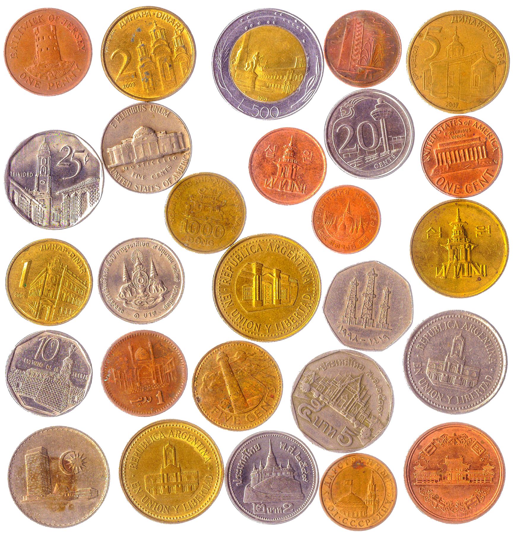 Coins with Buildings | Architecture | Temples | Churches | Cathedrals | Castles | Mansions | Palaces | Architectural Wonders