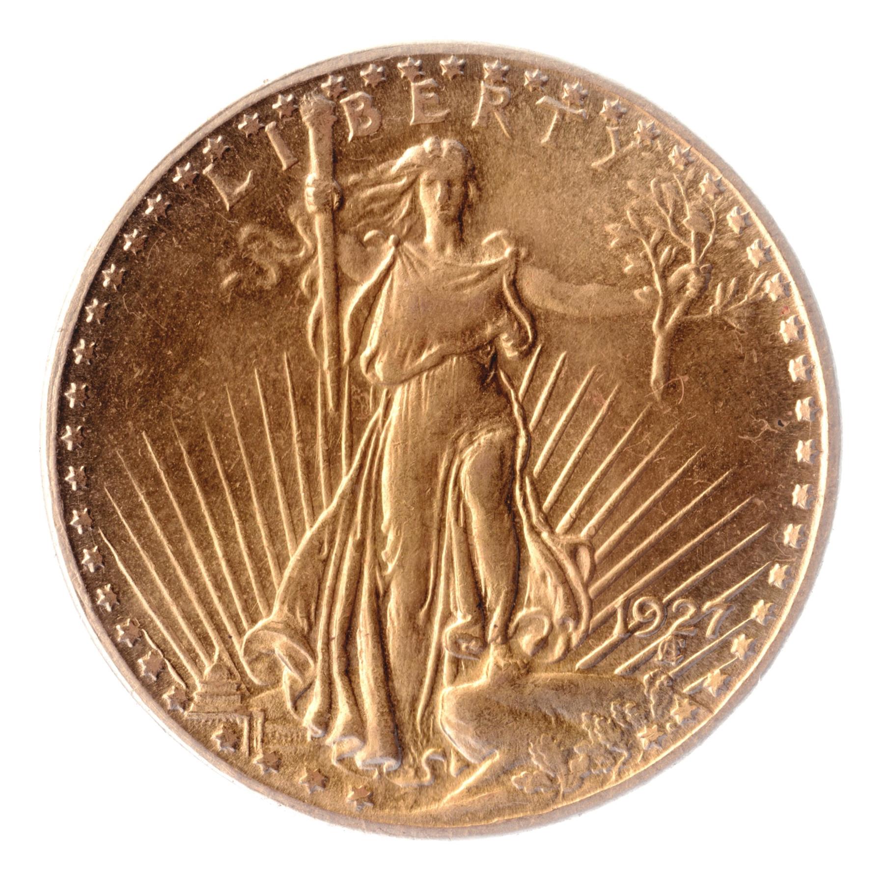 20 Dollars Coin Saint - Gaudens - Double Eagle | 0.900 Gold | KM 131 | 1927