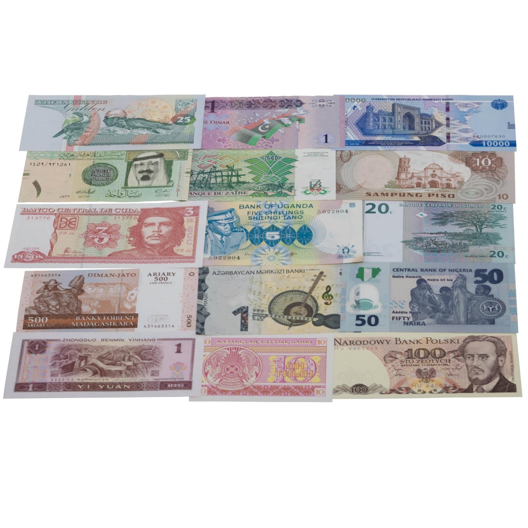 200 Banknotes | 35+ Countries | Valuable Paper Money | UNC