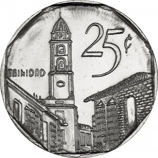 25 Centavos Coin | Church of San Francisco de Asis | Km:577 | 1994 - 2018