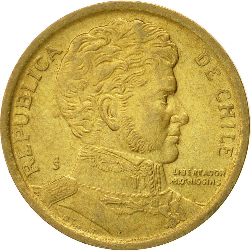 Chile | 5 Pesos Coin | Bernardo O'Higgins | KM229 | 1990 - 1992