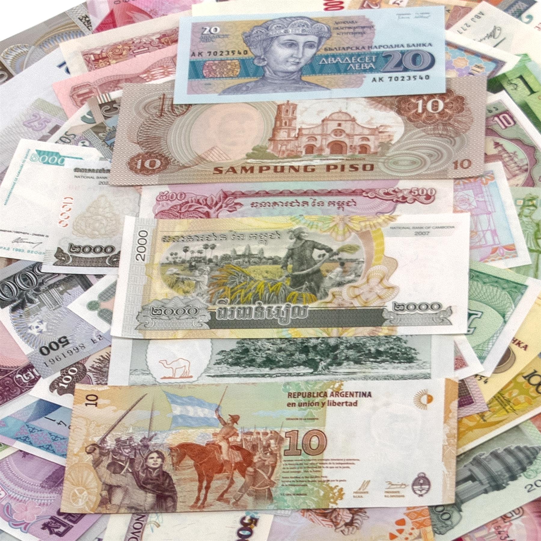 300 Banknotes | 40+ Countries | Valuable Paper Money | UNC