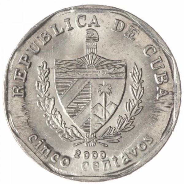 5 Centavos Coin | Colonial house | Km:575.1 | 1994 - 2018