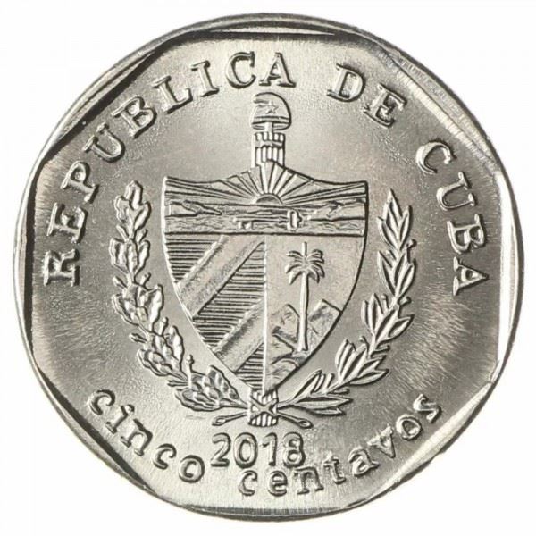 5 Centavos Coin | Colonial house | Km:575.1 | 1994 - 2018