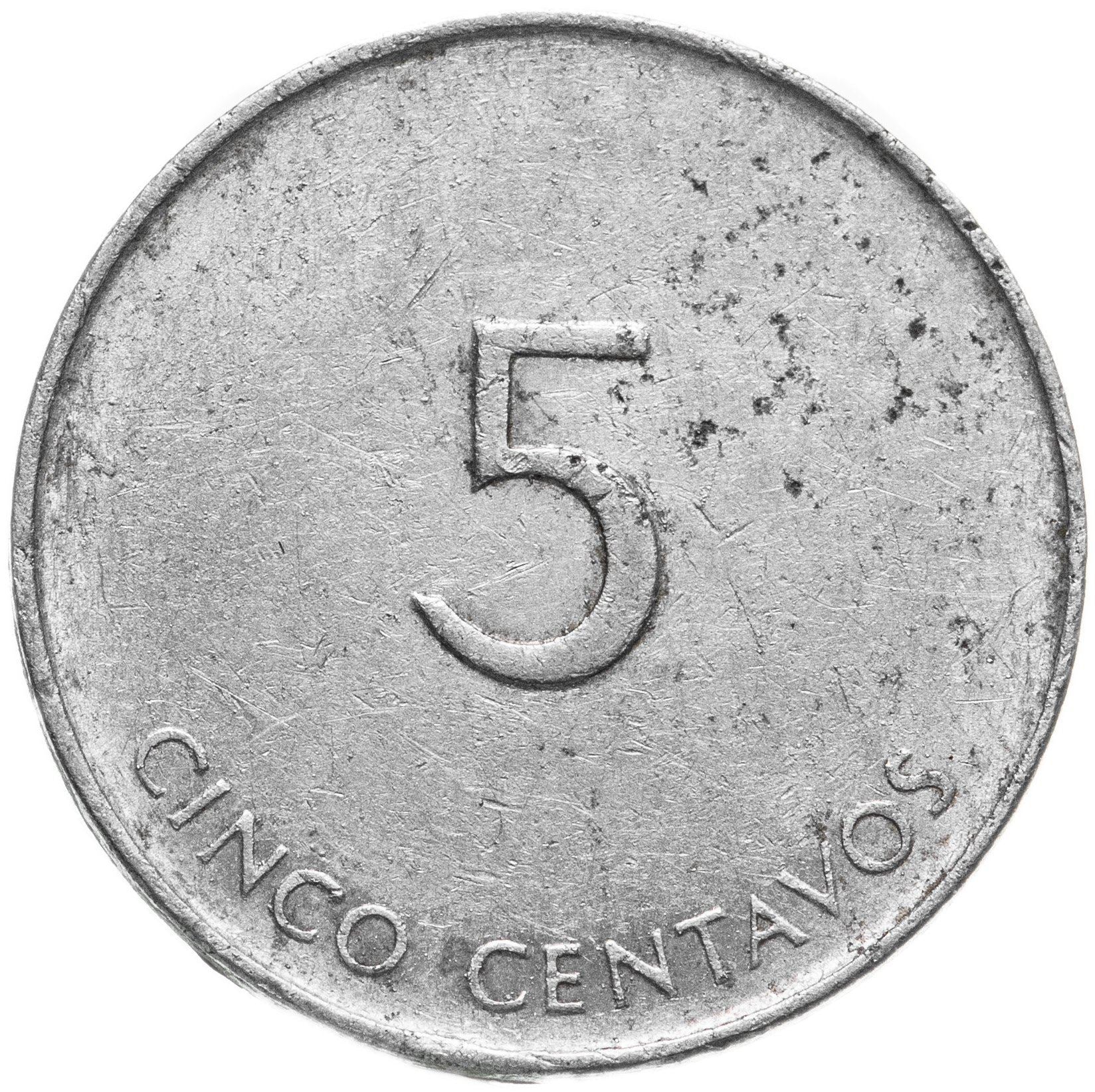 5 Centavos Coin | INTUR | Km:413 | 1988