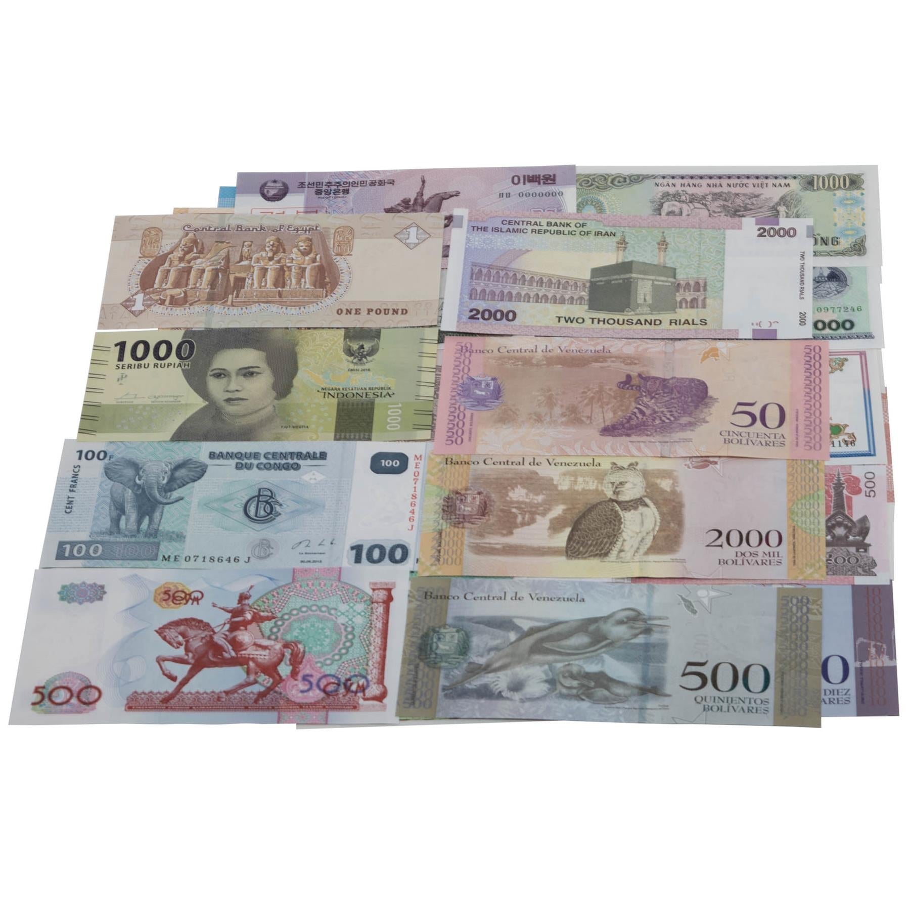 500 Banknotes | 80+ Countries | Valuable Paper Money | UNC