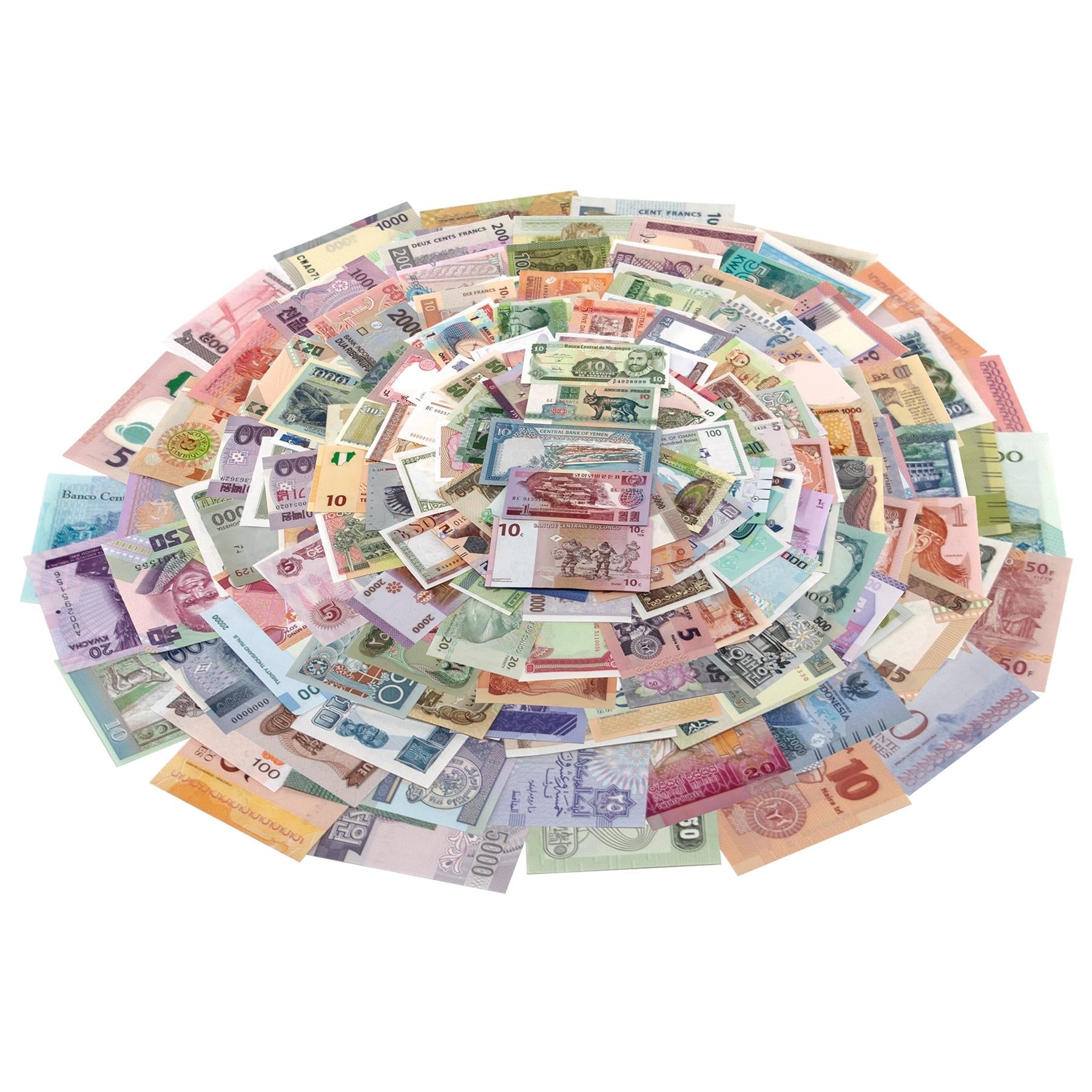 500 Banknotes | 80+ Countries | Valuable Paper Money | UNC