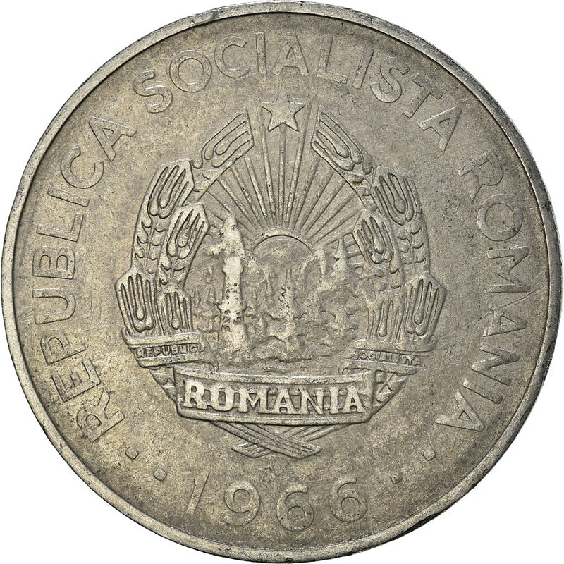 Romania Coin | 3 Lei | KM96 | 1966