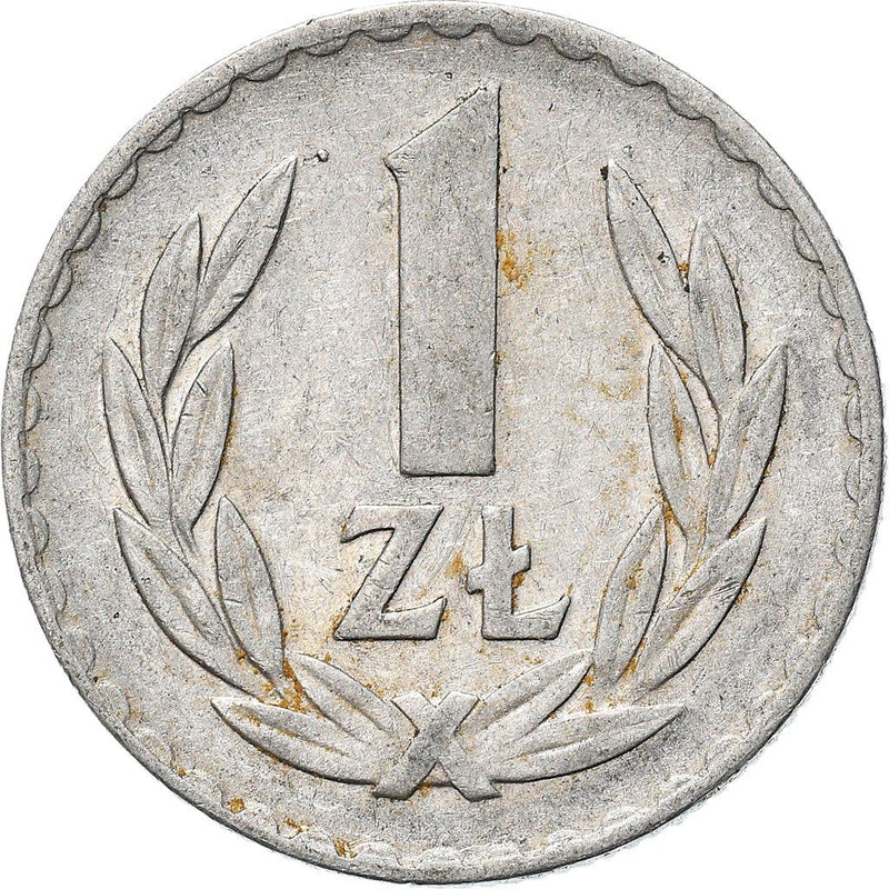 Poland | 1 Złoty | Eagle | KM49.1 | 1957 - 1985