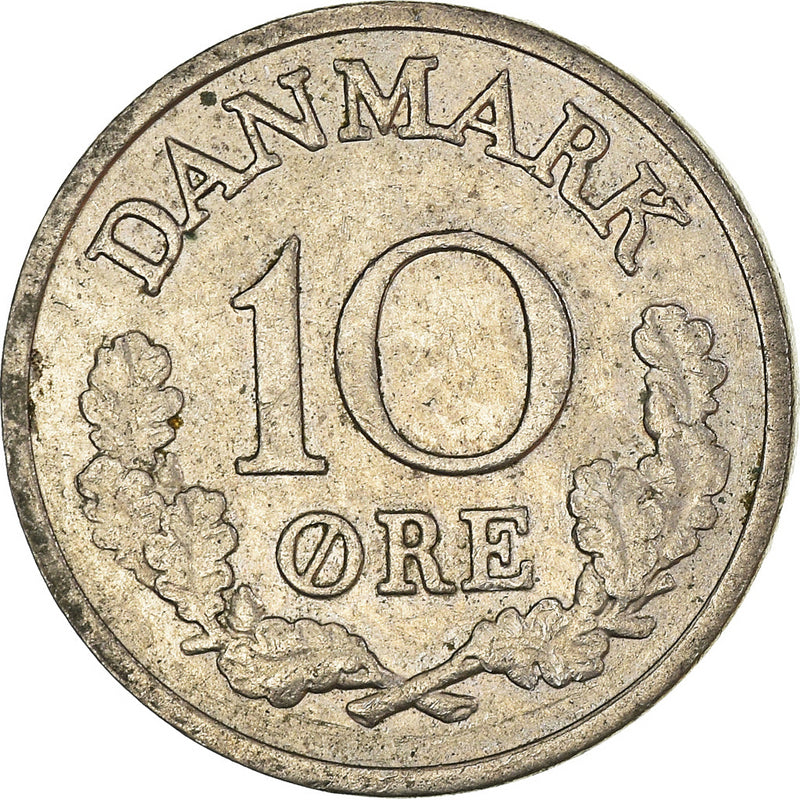 Danish Coin 10 Øre | King Frederik IX | KM849 | Denmark | 1960 - 1972