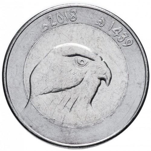 Algeria | 10 Dinars Coin | Barbary Falcon | Km:124 | 1992 - 2022