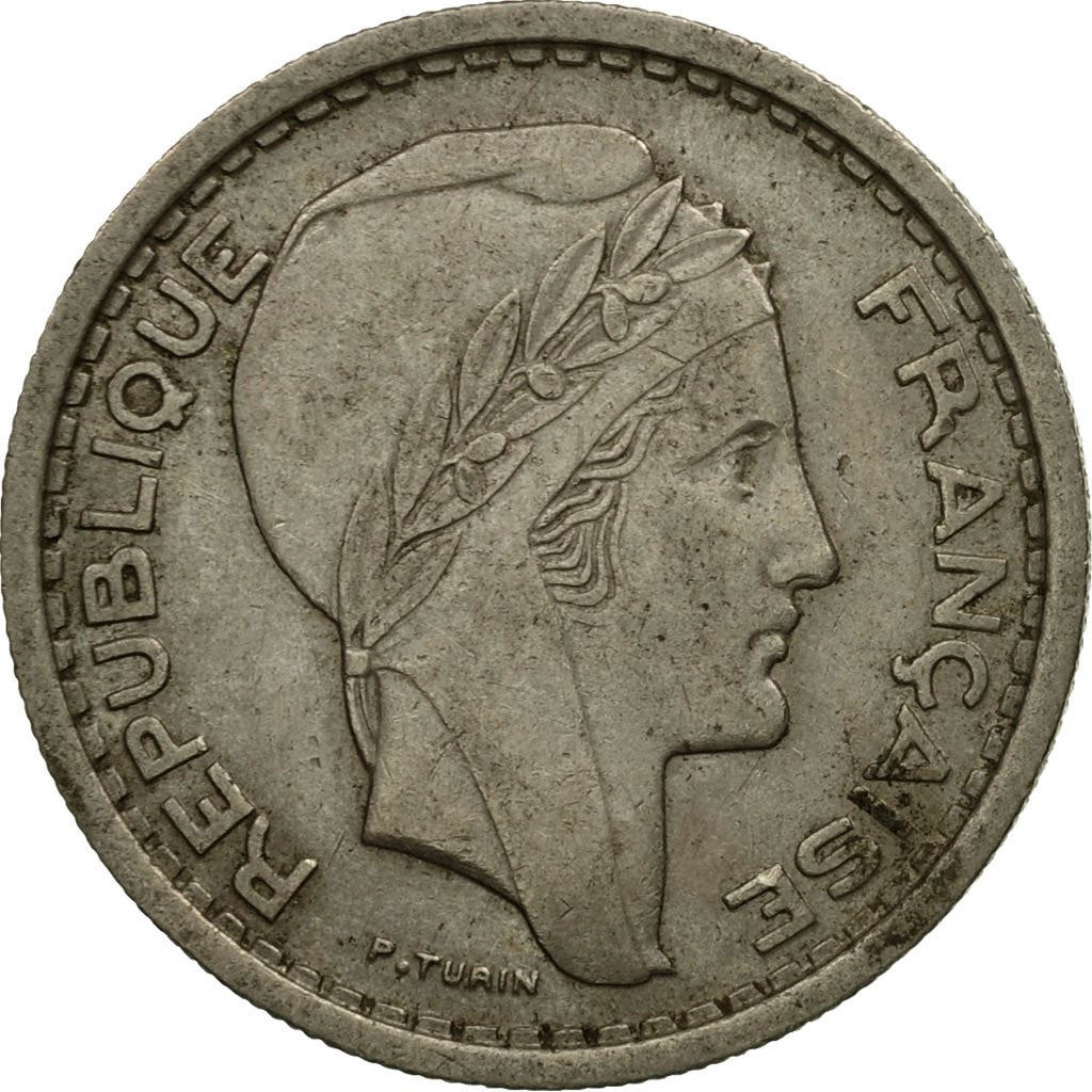 Algeria | 20 Francs Coin | Marianne | Phrygian Cap | KM91 | 1949 - 1956