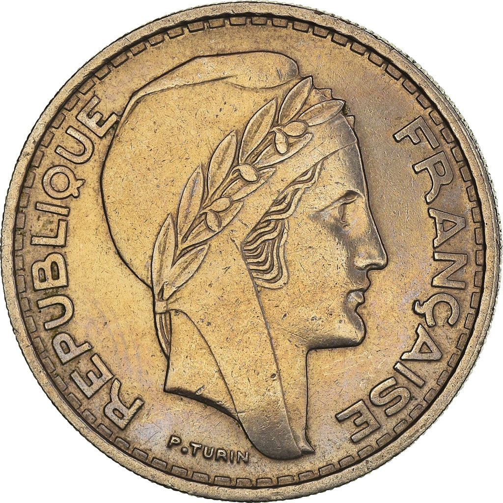 Algeria 50 Francs Coin | Marrianne | Phrygian Cap | KM92 | 1949