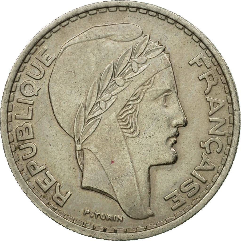 Algeria 50 Francs Coin | Marrianne | Phrygian Cap | KM92 | 1949