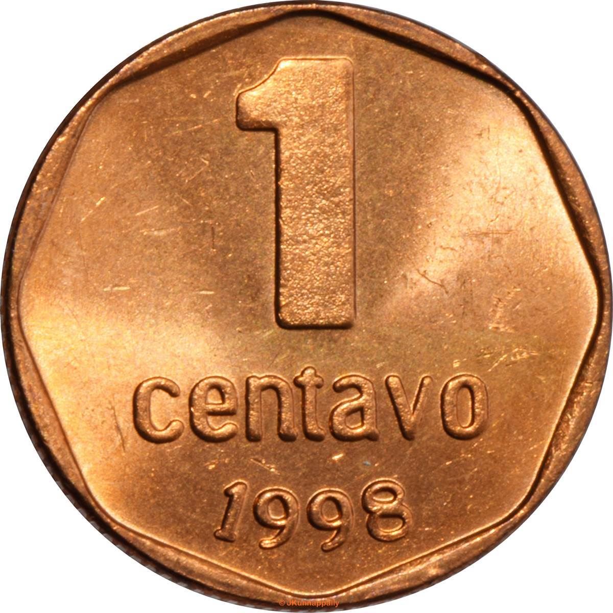 Argentina 1 Centavo Coin | 1993 - 2000