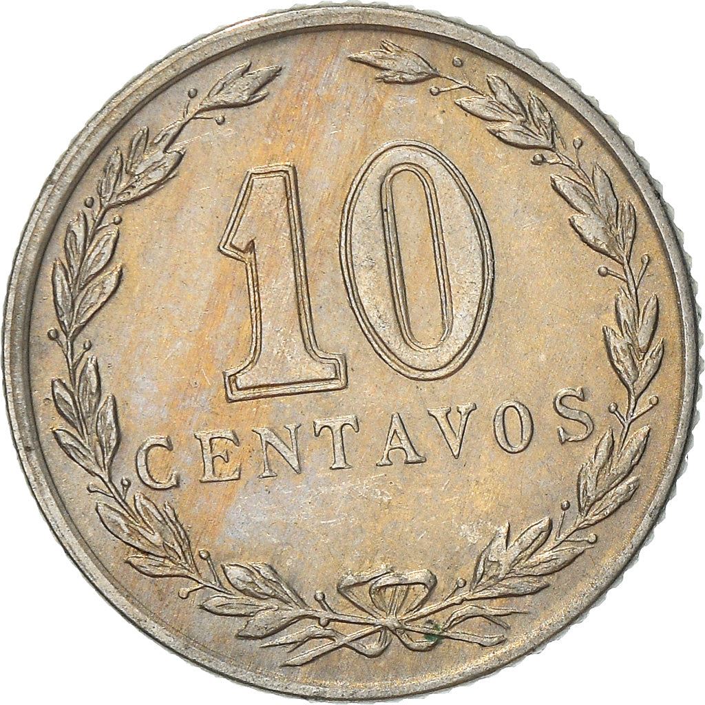 Argentina 10 Centavos Coin | Oudine | Phrygian cap | 1896 - 1942