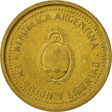 Argentina 10 Centavos | Pico | Gorro Frigio | Sun Coin | KM107 | 1992 - 2006