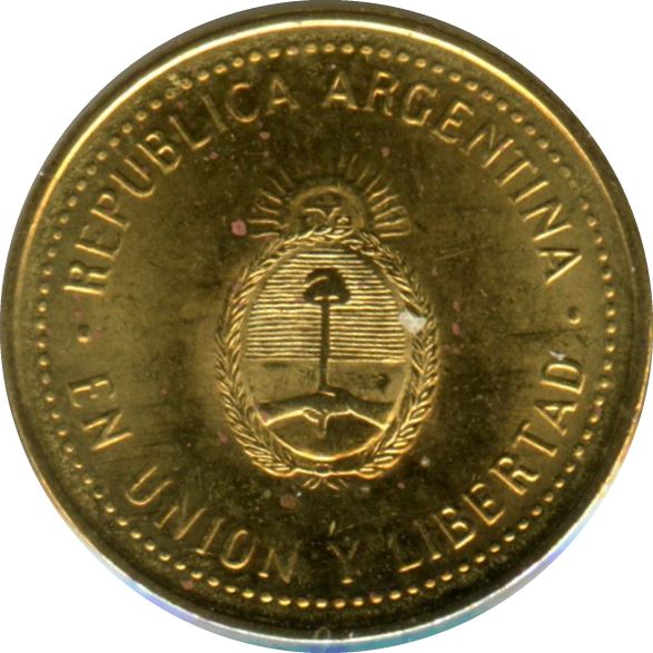 Argentina 10 Centavos | Rising Sun | Pike | Phrygian Cap Coin | KM107a | 2006 - 2011