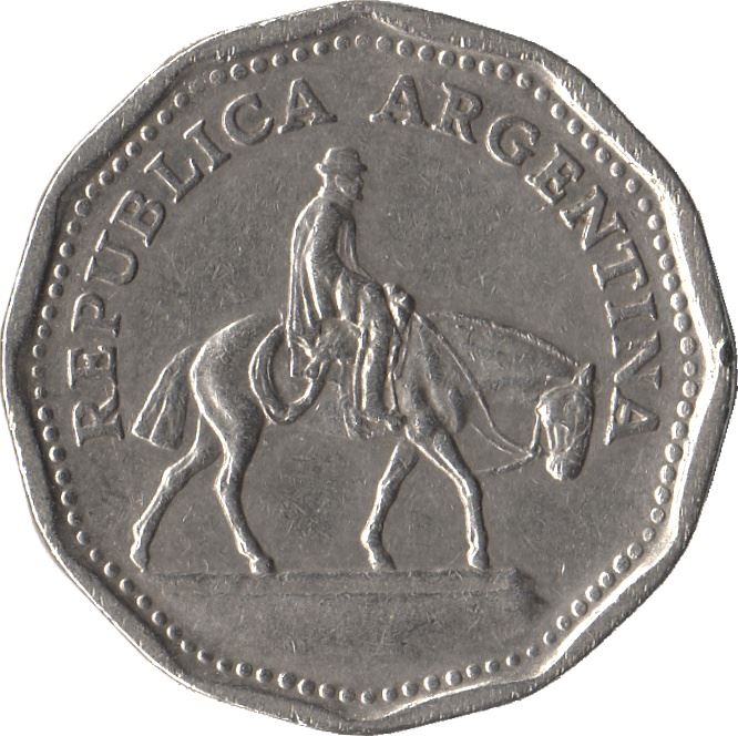 Argentina 10 Pesos | El Resero | Horse Riding Coin | KM60 | 1962 - 1968