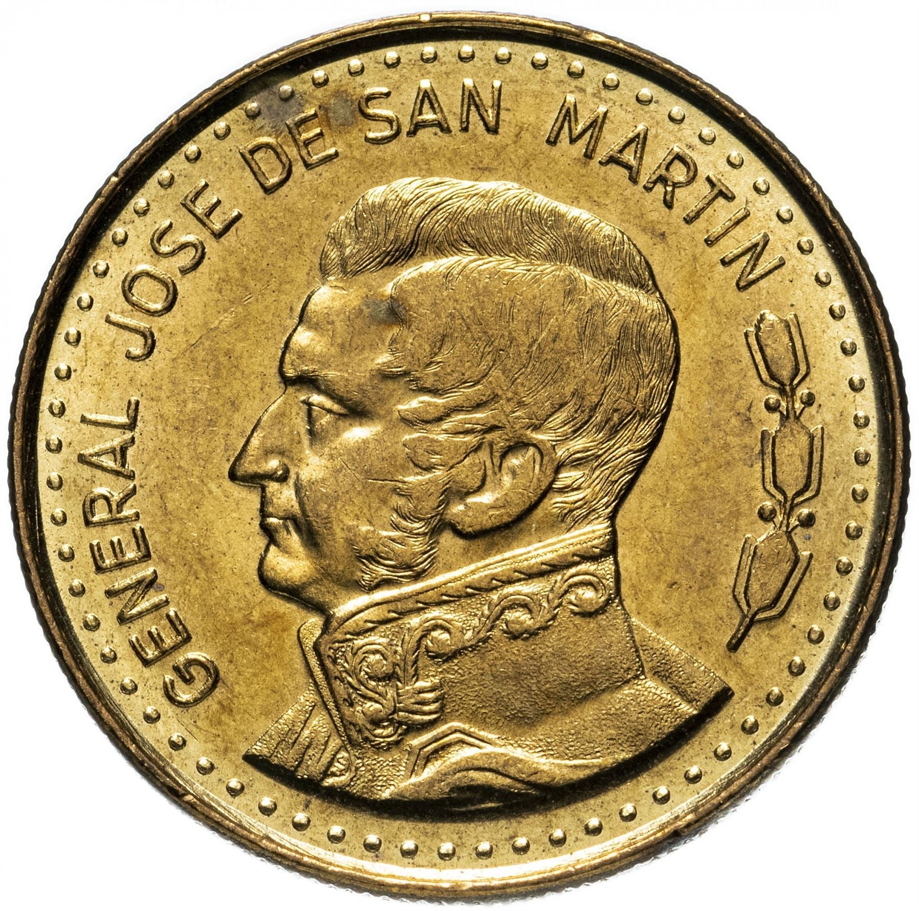 Argentina 100 Pesos | Jose de San Martin | Stars Coin | KM85a | 1980 - 1981