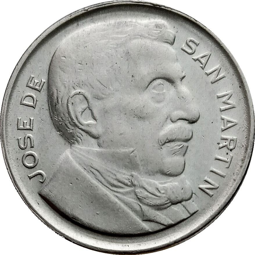 Argentina | 20 Centavos Coin | Jose San Martin | KM48 | 1951 - 1952