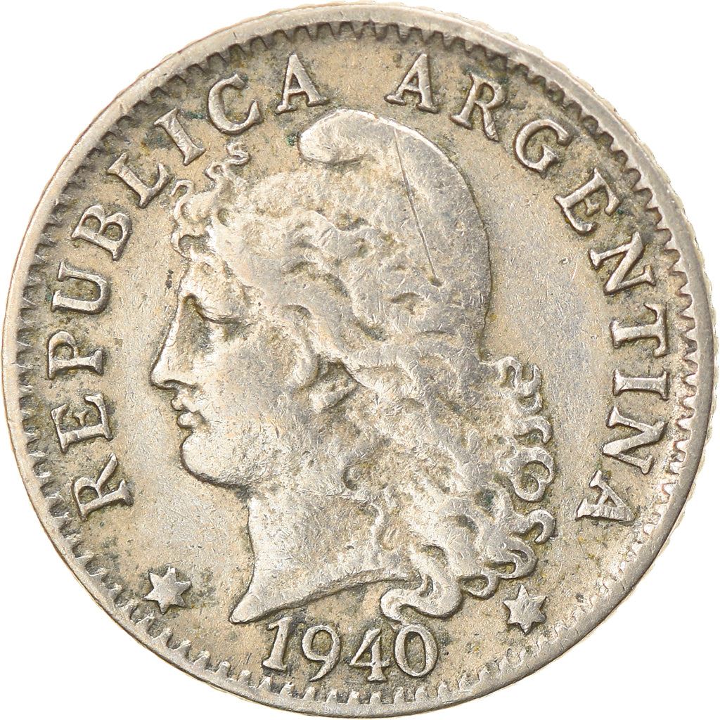 Argentina 5 Centavos Coin | Oudine | Phrygian cap | 1896 - 1942