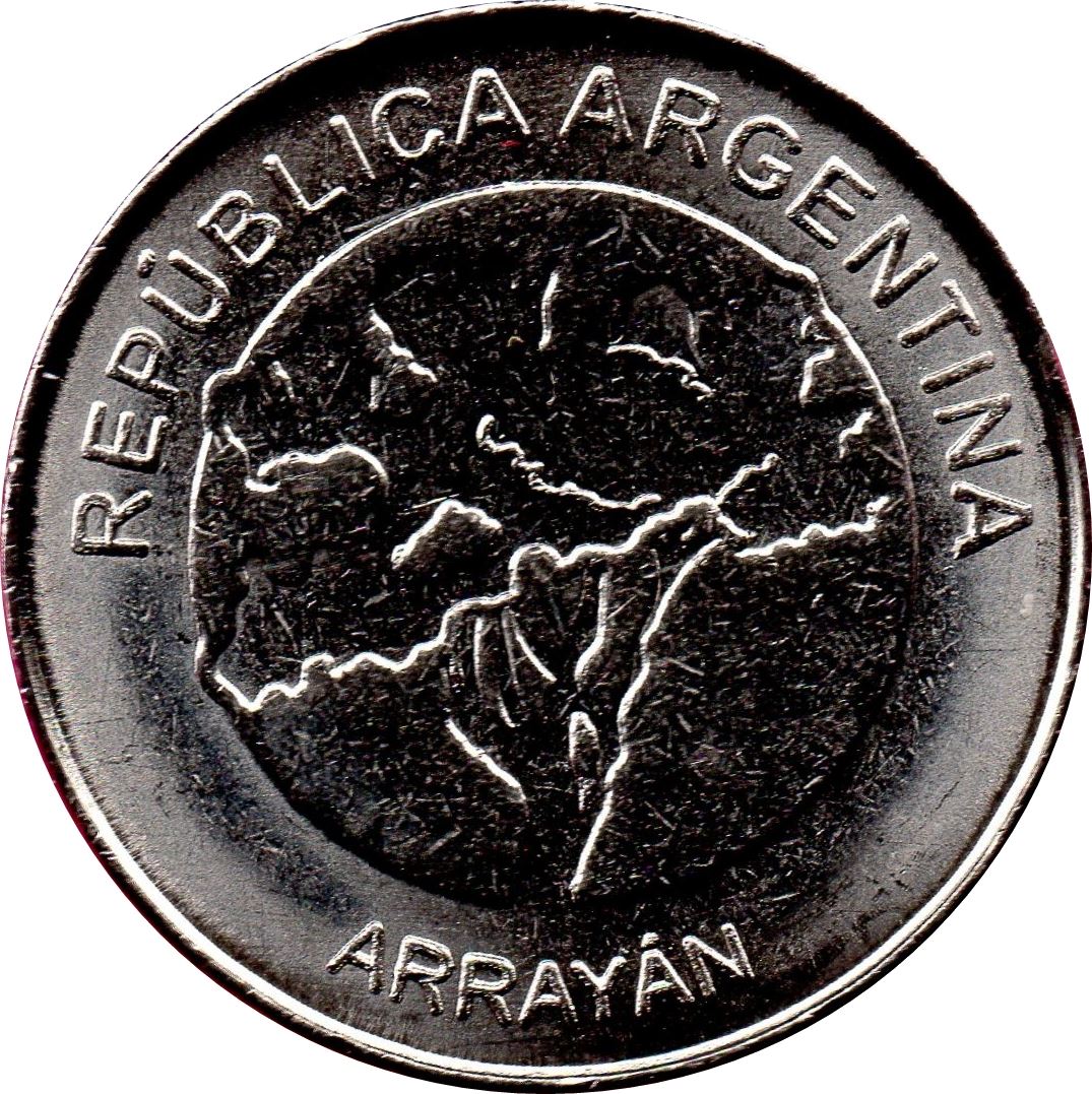 Argentina 5 Pesos | Arrayán Flower Coin | KM187 | 2017 - 2020