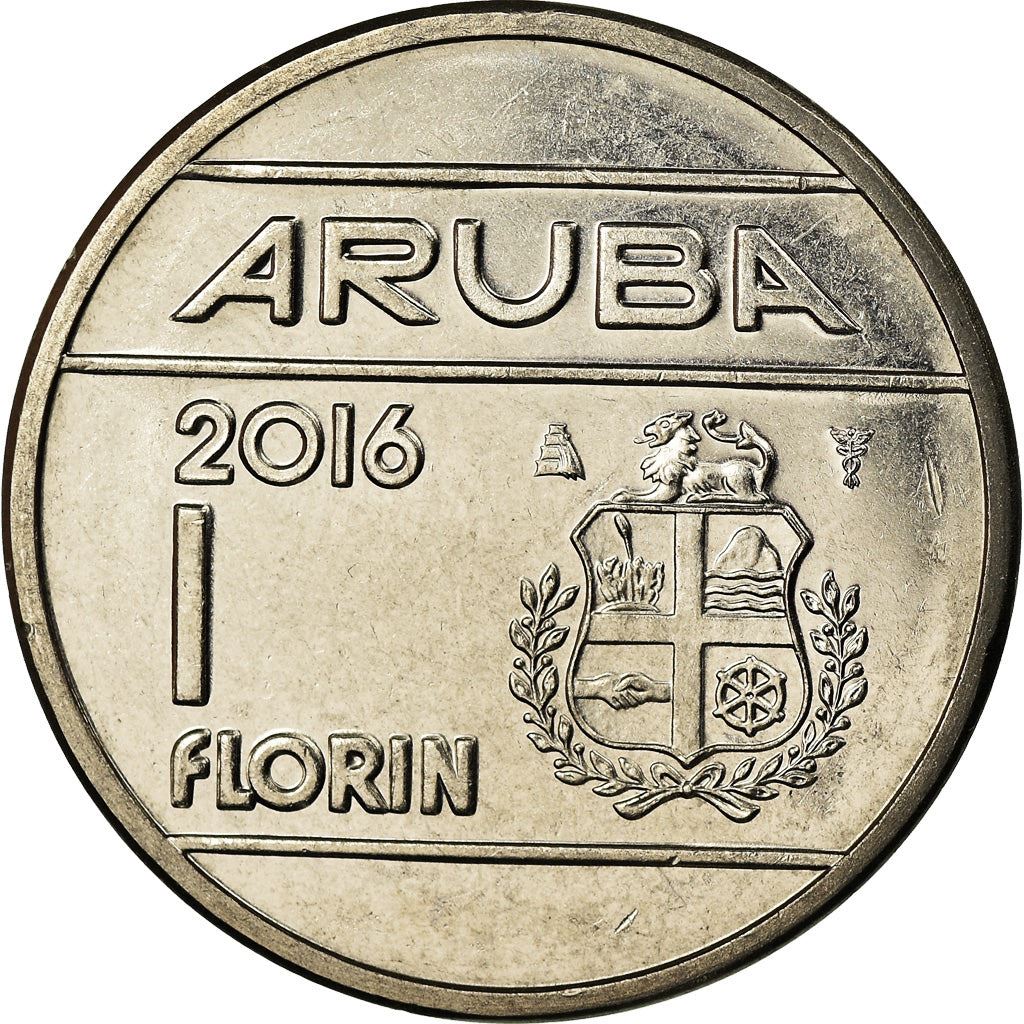 Aruba 1 Florin Coin | King Willem Alexander | KM56 | 2014 - 2018