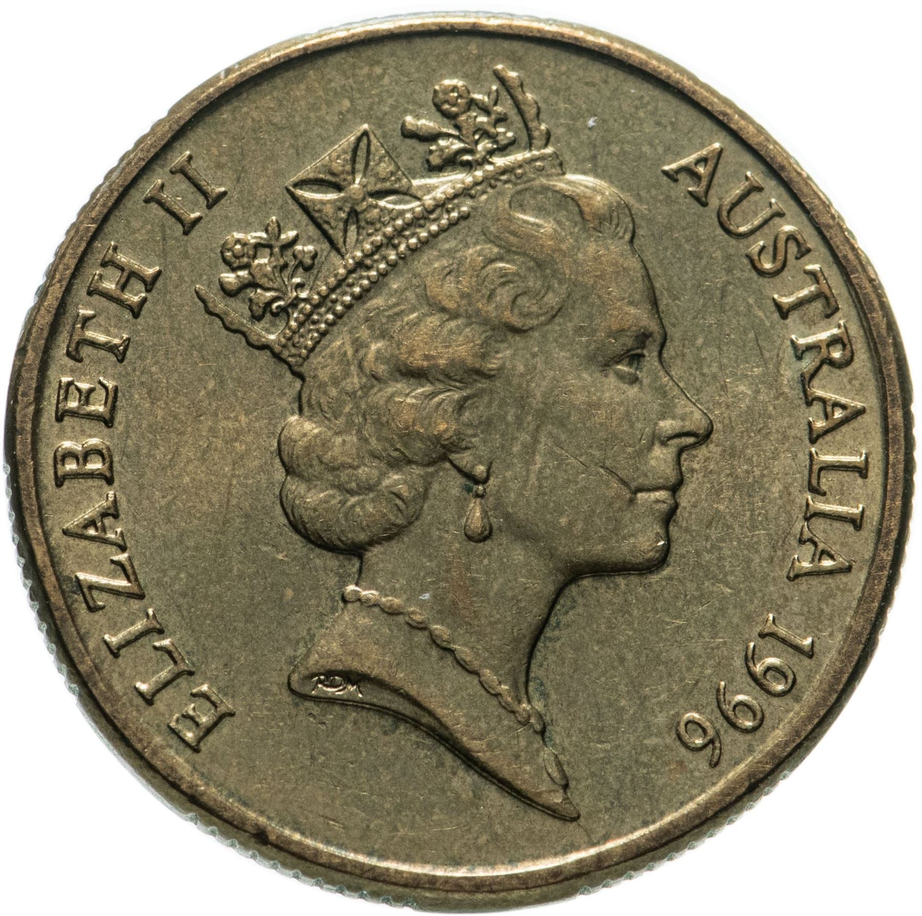 Australia | 1 Dollar Coin | Elizabeth II | Father of Federation | Sir Henry Parkes | KM310 | 1996