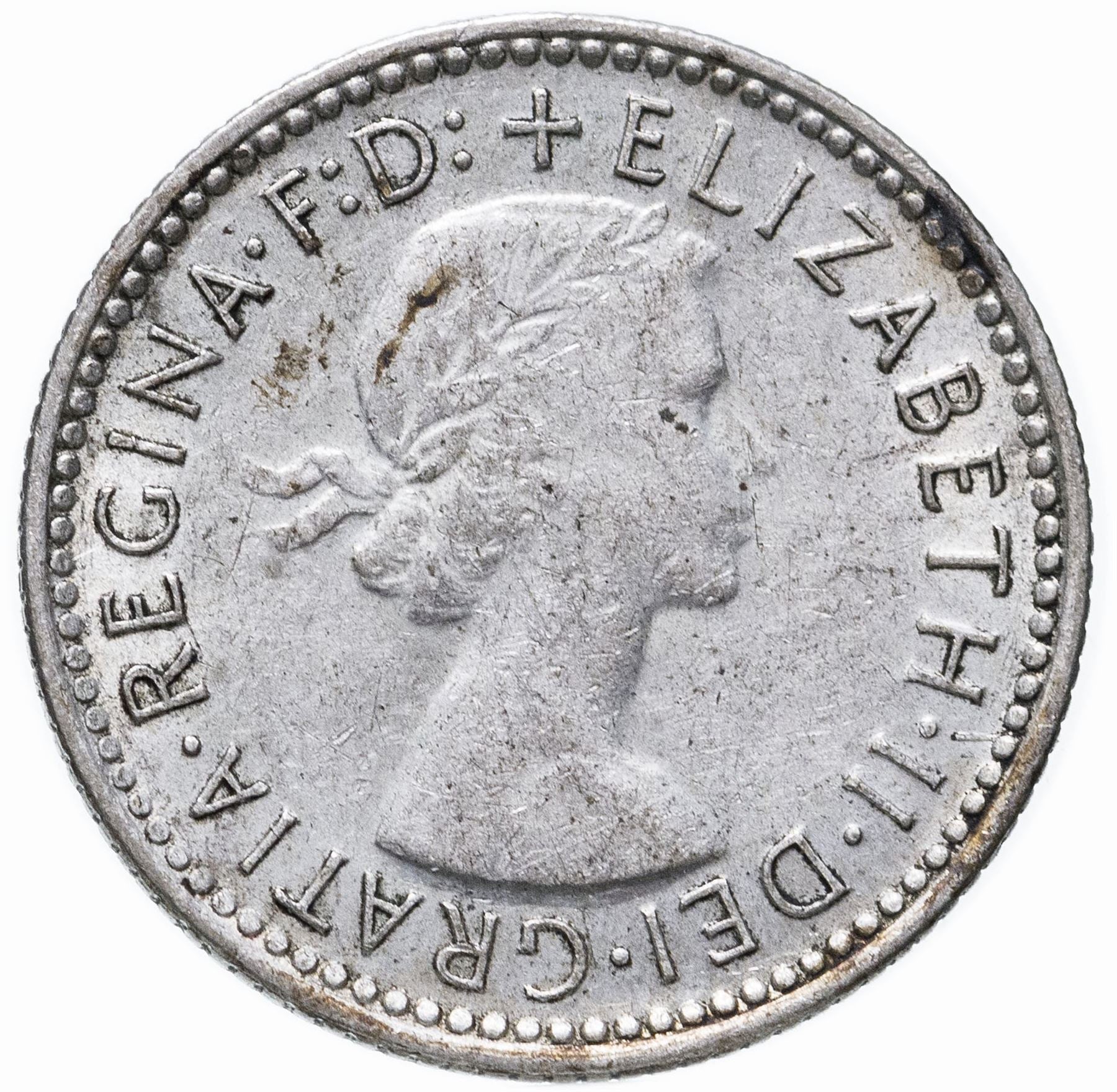 Australia | 6 Pence Coin | Elizabeth II | KM58 | 1955 - 1963