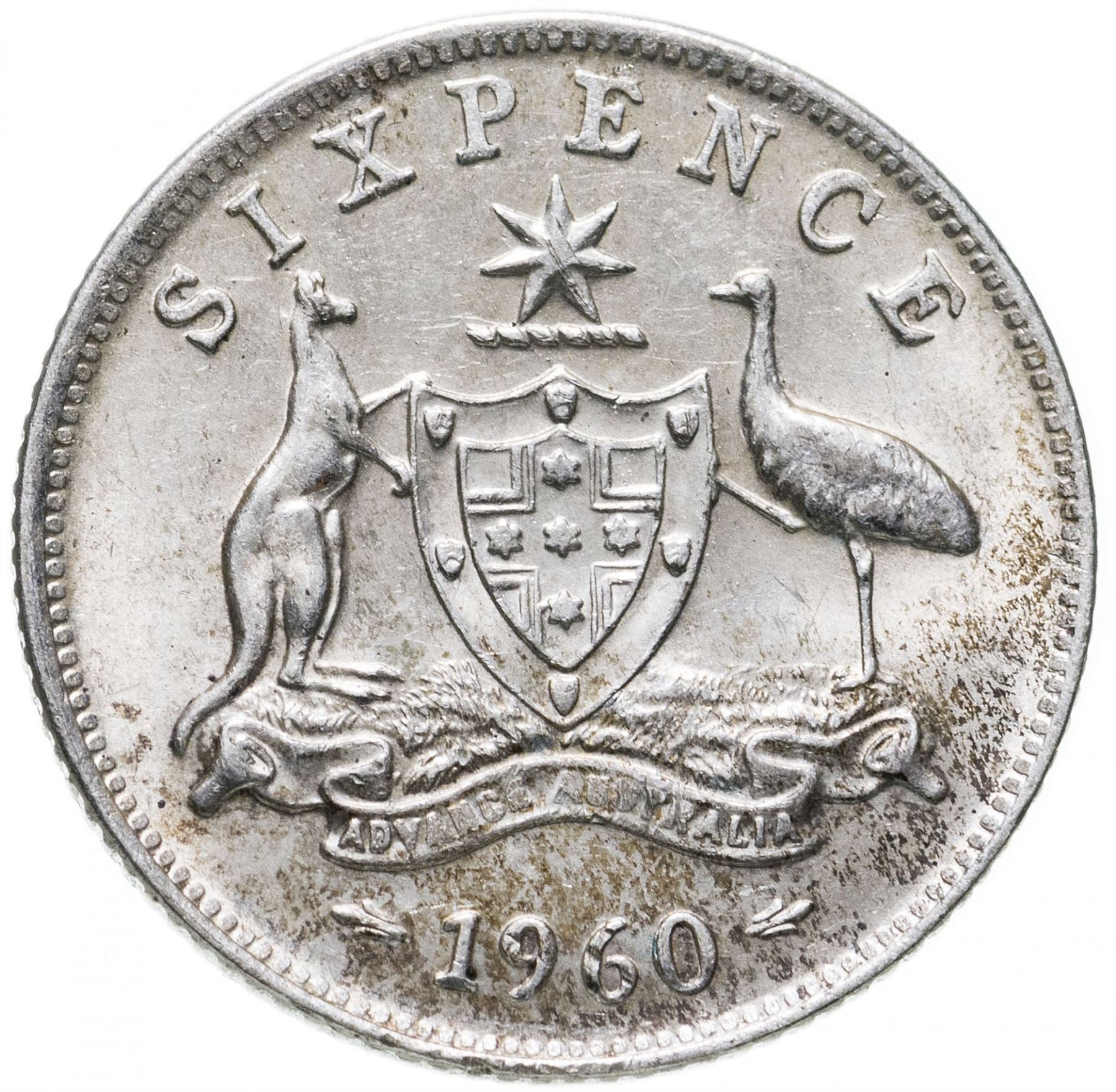 Australia | 6 Pence Coin | Elizabeth II | KM58 | 1955 - 1963