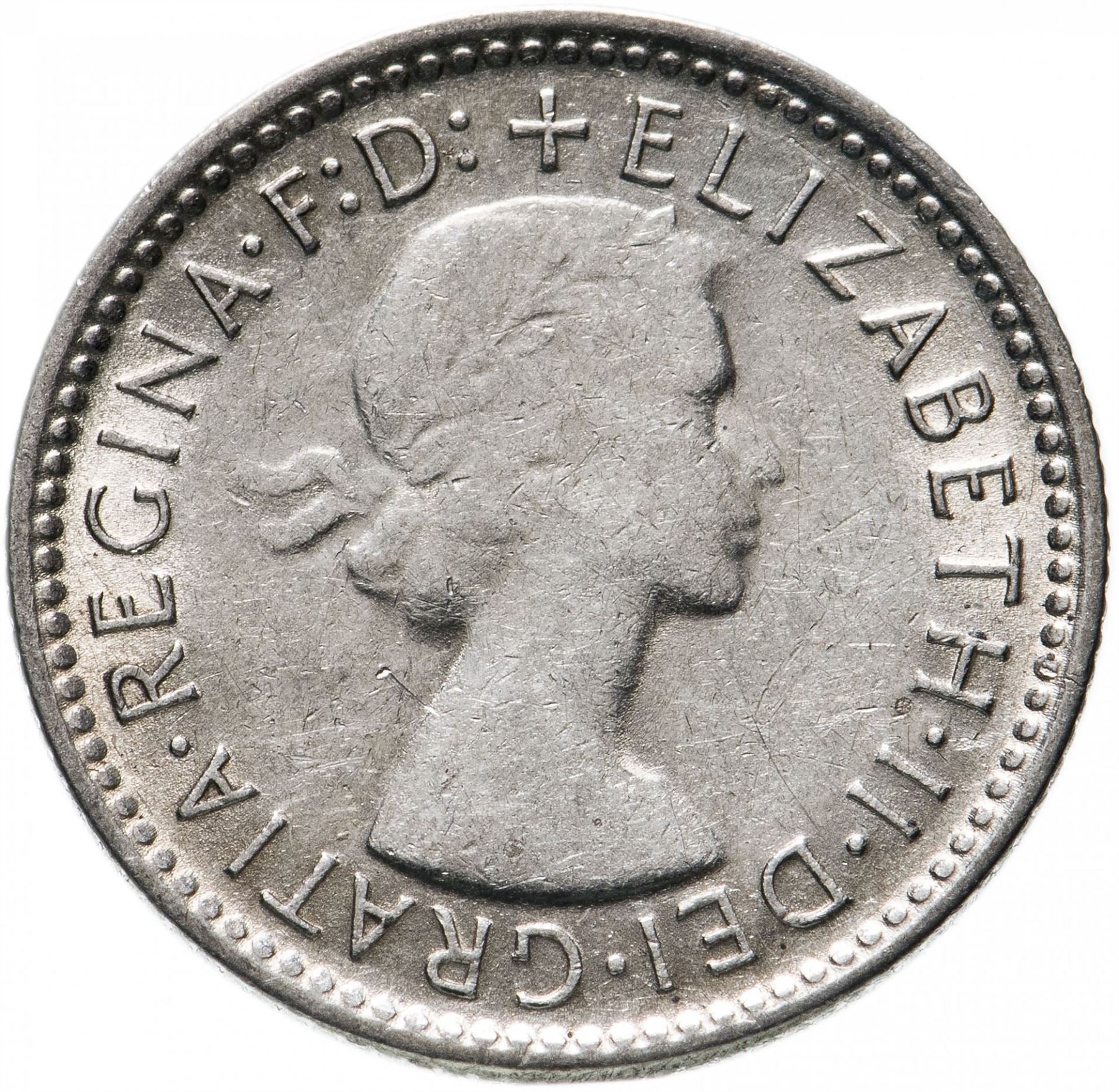 Australia | 6 Pence Coin | Elizabeth II | KM58 | 1955 - 1963