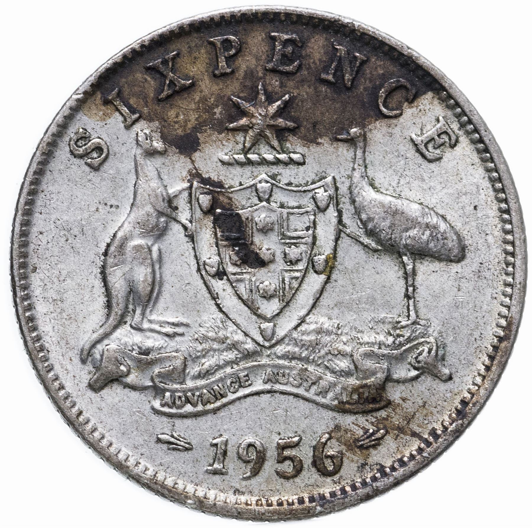 Australia | 6 Pence Coin | Elizabeth II | KM58 | 1955 - 1963