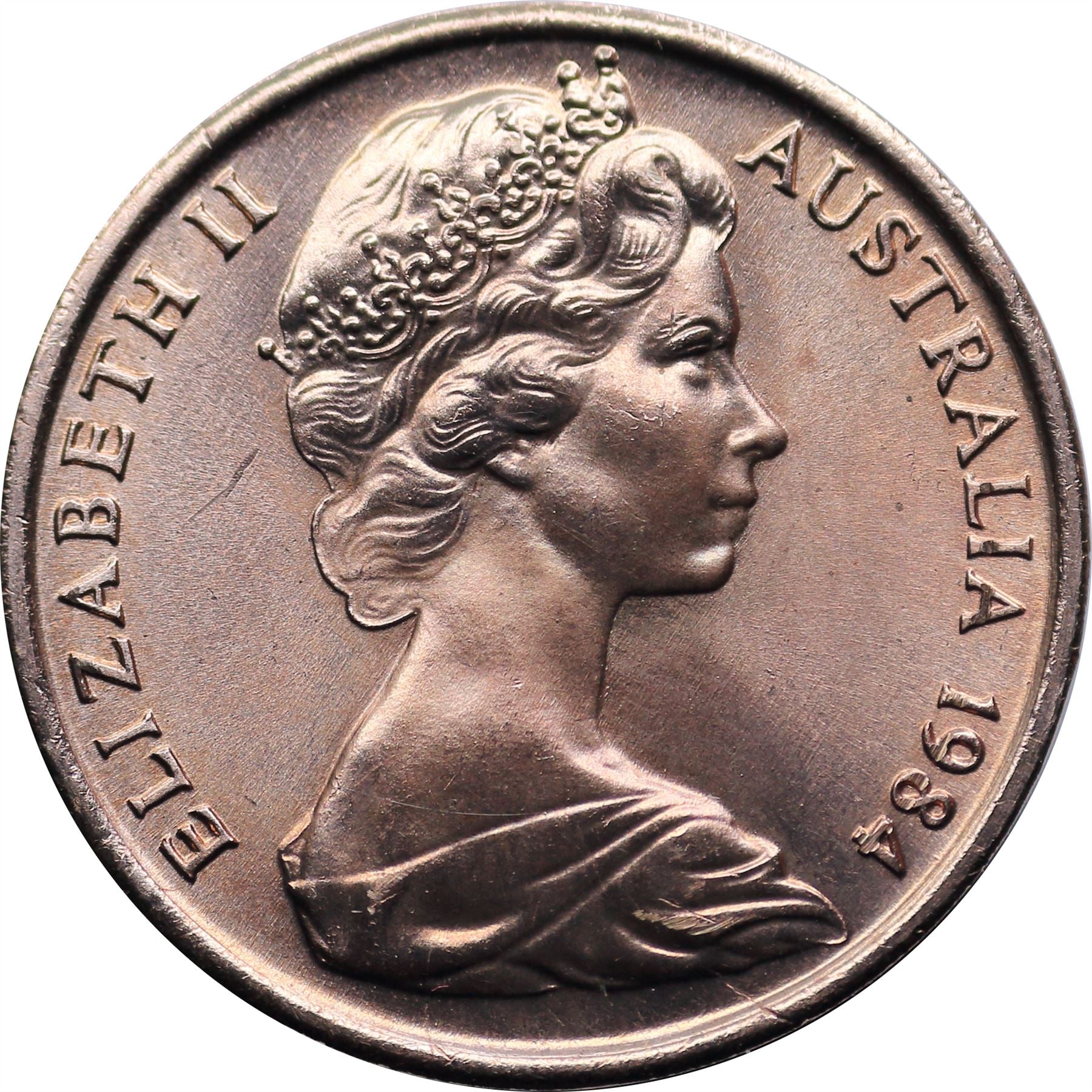 Australia Coin | 1 Cent | Elizabeth II | Feather tailed glider | KM62 | 1966 - 1984