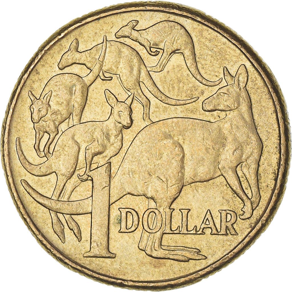 Australia Coin | 1 Dollar | Elizabeth II | Kangaroos | KM489 | 2000