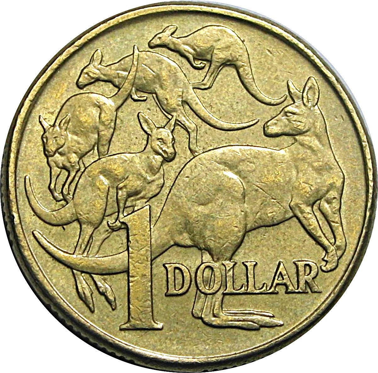 Australia Coin | 1 Dollar | Elizabeth II | Kangaroos | KM489 | 2000