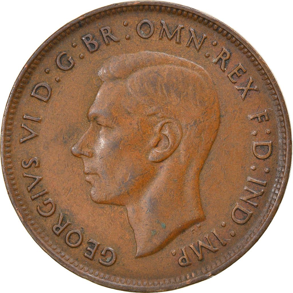 Australia Coin | 1 Penny | George VI | Kangaroo | KM36 | 1938 - 1948