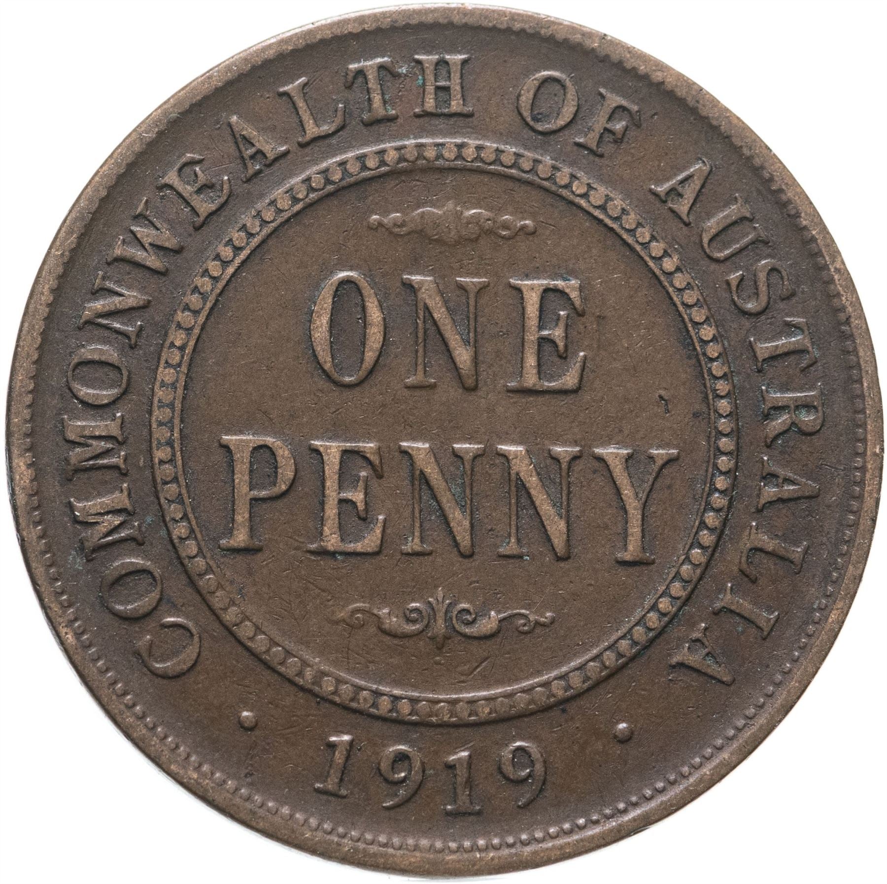 Australia Coin | 1 Penny | King George V | KM23 | 1911 - 1936